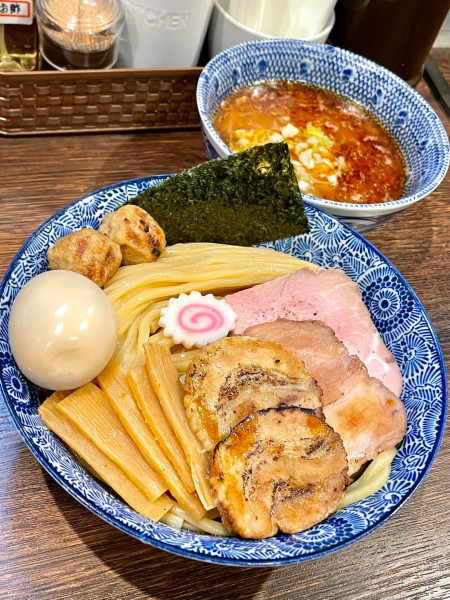 「【土日祝限定】濃厚えびつけ麺 中盛」@麺処はなぶさの写真