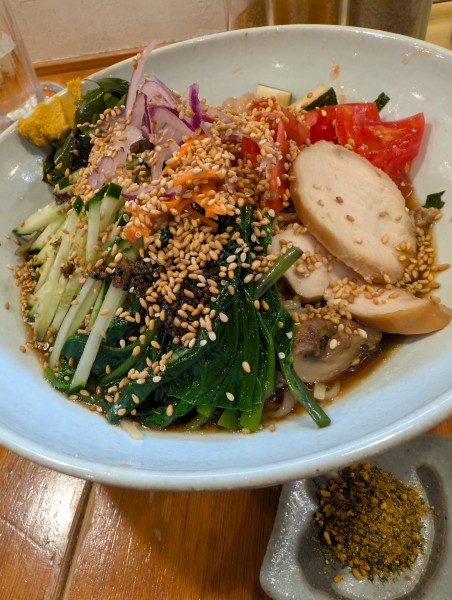 「森やの冷やし中華」@らーめん森や。の写真