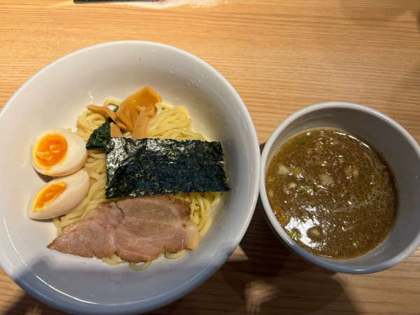 「つけ麺味玉子」@麺屋 みちしるべ 二子玉川本店の写真