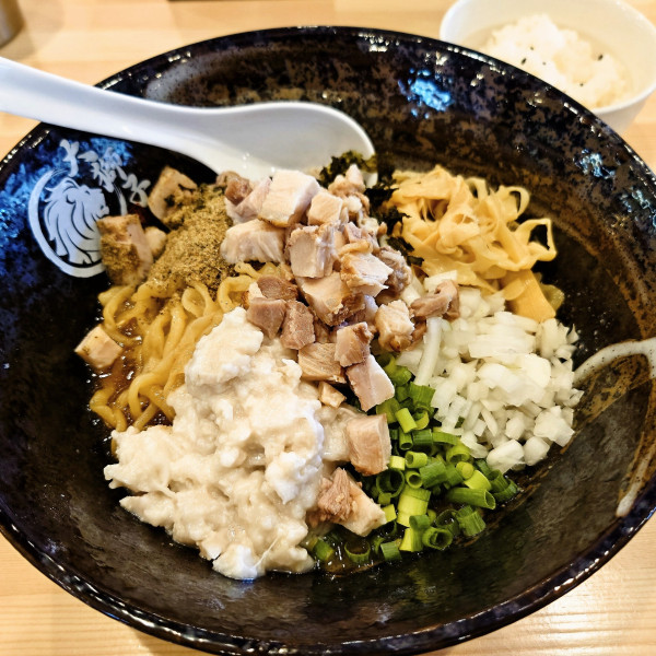 「煮干纒いそば(小ライス付き)」@麺屋 大獅子の写真