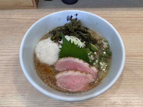 「【限定】鴨出汁ニボコン」@中華そば 鍵山の写真