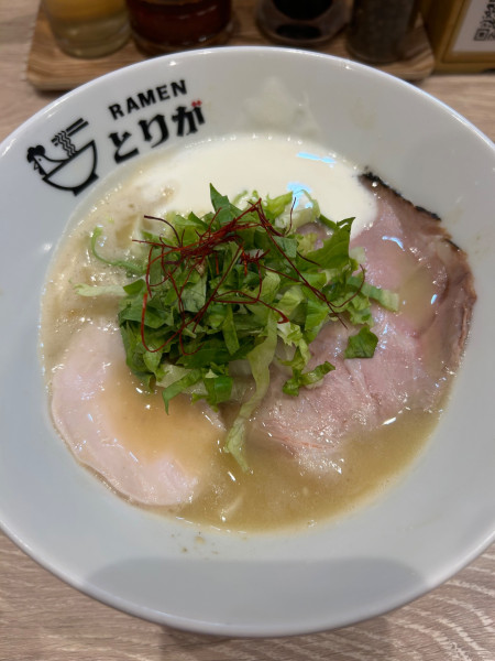 「鶏濃い麺 (塩)」@RAMEN 鶏雅の写真