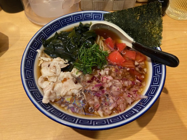 「特製冷やしらーめん・卵かけごはん」@ラーメン トウカンヤの写真