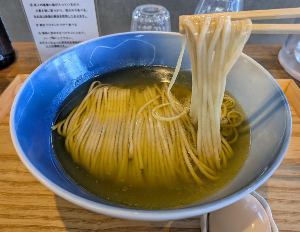 「塩 かけそば（ネギ抜き）」@YOKOKURA STOREHOUSEの写真