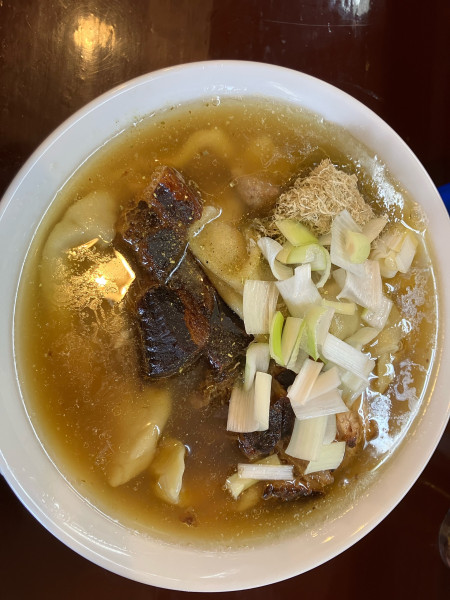 「ワンタンチャーシュー　淡麗」@手打ち 陰日向の写真