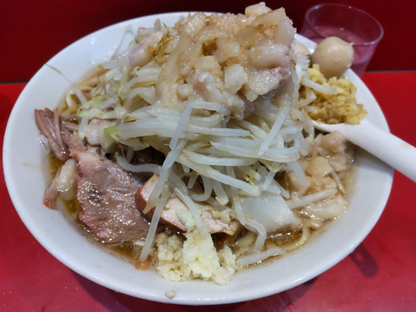 「小ラーメン＋ショウガ半分」@ラーメン二郎 西台駅前店の写真