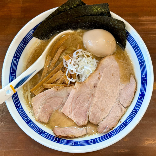 「塩ラーメン（150g）¥1,030 全ちょい増し ¥500」@麺屋 青の写真