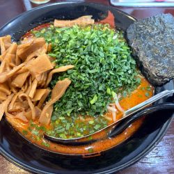 大盛黒韓国ラーメン　メンマ　1460円