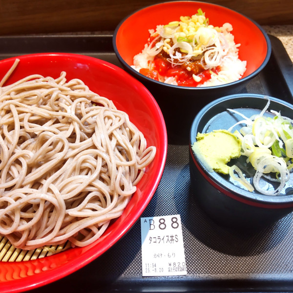 「【期間限定】タコライス丼セット（￥820）」@名代 富士そば 京急蒲田店の写真