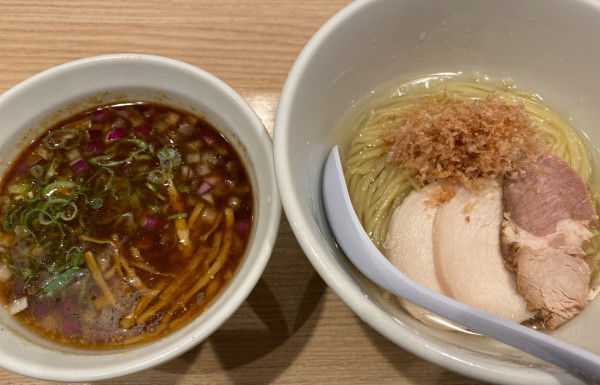 「【限定】鰹と生姜の冷やしつけ麺　1200円」@中華そば みかわの写真