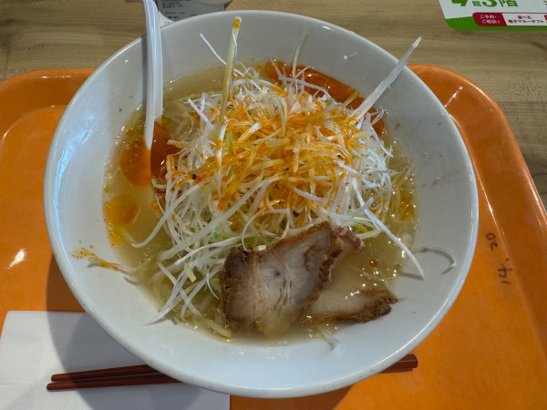 「塩ねぎらーめん　大盛」@幸楽苑 レイクウォーク岡谷店の写真