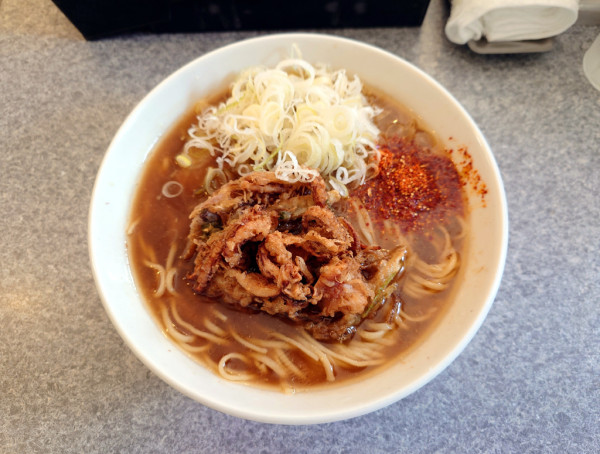 「限定 西蒲田ゲソ天ブルース」@ラーメン宮郎の写真