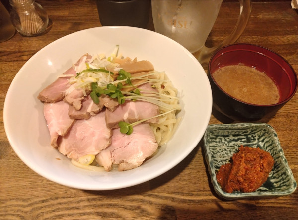 「油そば¥850+肉増し¥350+生ビール¥550-」@燦燦斗の写真