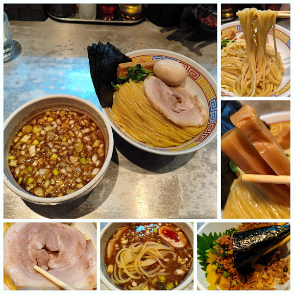 「味玉やまつけ(醤油つけ麺)+海苔=¥1300」@麺 やまらぁの写真