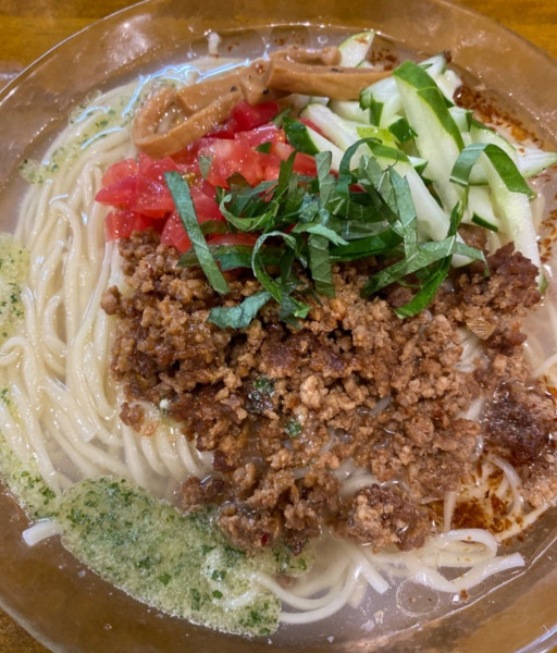 「【限定】塩の冷やし麺　１０５０円」@麺屋 ぬまたの写真