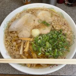 中華そば大盛脂マシマシニンニクトッピング