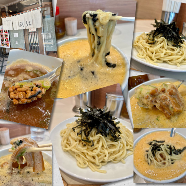 「納豆ざるらぁめん1250円」@らぁめん ほりうち 本店の写真