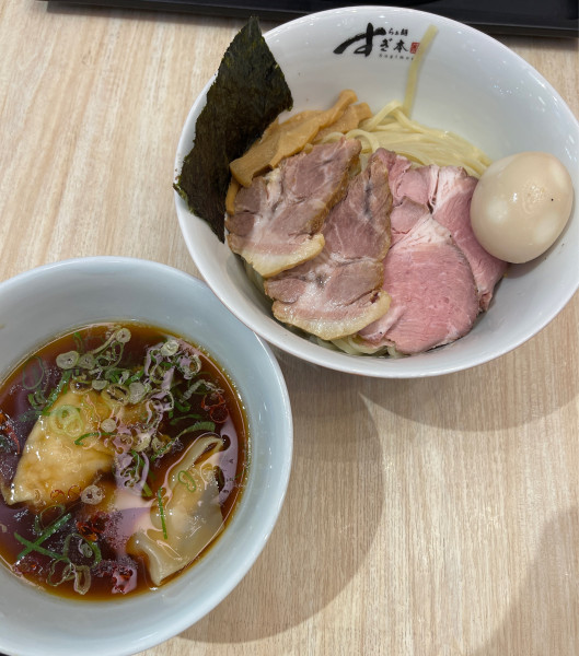 「特製醤油つけ麺（1804円）」@らぁ麺すぎ本 阪急西宮ガーデンズの写真