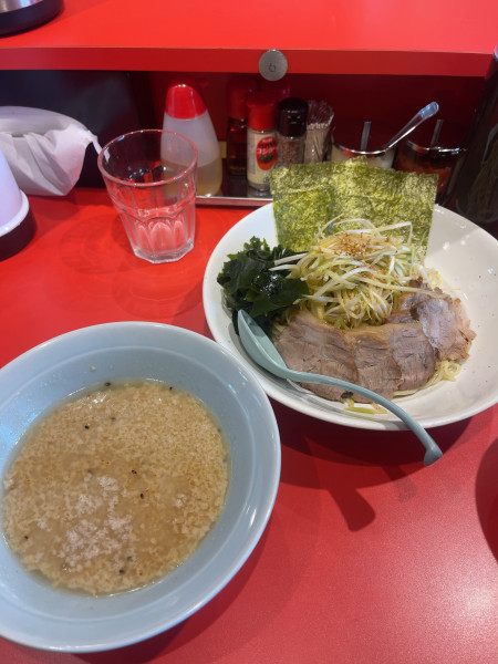 「ネギチャーシューつけ麺小（1450円）」@ニューラーメンショップ オリジンの写真