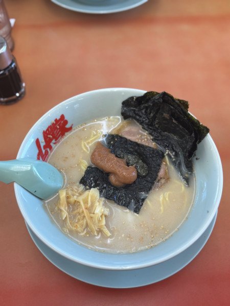 「朝ラーメン【ネギ抜き、油抜き】」@ラーメン山岡家 豊橋下地店の写真