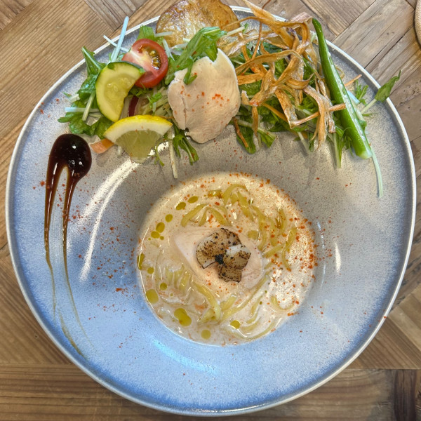 「フレンチラーメン」@Ramen di pesce HIROの写真