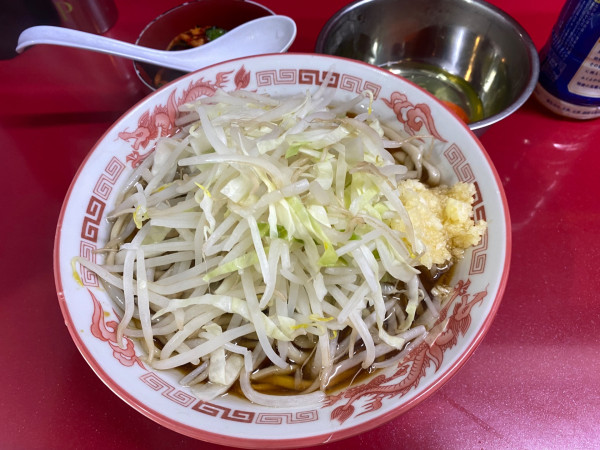 「麺半分豚1枚」@ラーメン二郎 越谷店の写真
