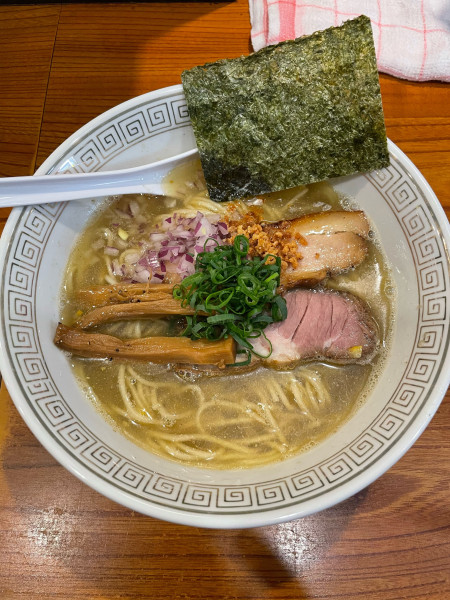 「塩煮干しらーめん(800円)」@拉麺 瑞笑の写真