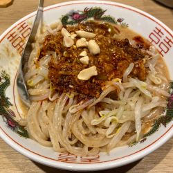 【限定】冷やし担々麺(まぜそば)　1200円