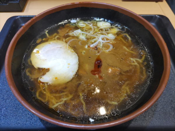 「カレーラーメン」@名代 富士そば しのばず店の写真