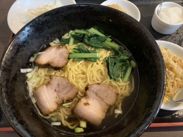 「塩ラーメンセット」@四川料理 留園の写真
