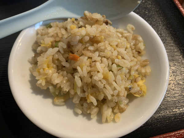 「塩ラーメンセット（＋半チャーハン）」@四川料理 留園の写真