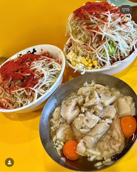 「プチ二郎　辛い奴4倍　アブラ過多ブラ」@ラーメン二郎 八王子野猿街道店2の写真