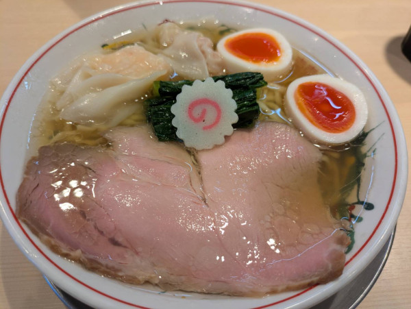 「ちょっとずつ白だしラーメン大盛り(1350円)」@キング製麺の写真