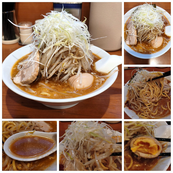 「味玉味噌ラーメン＋のせもやし＝¥1180」@中華そば 七麺鳥の写真