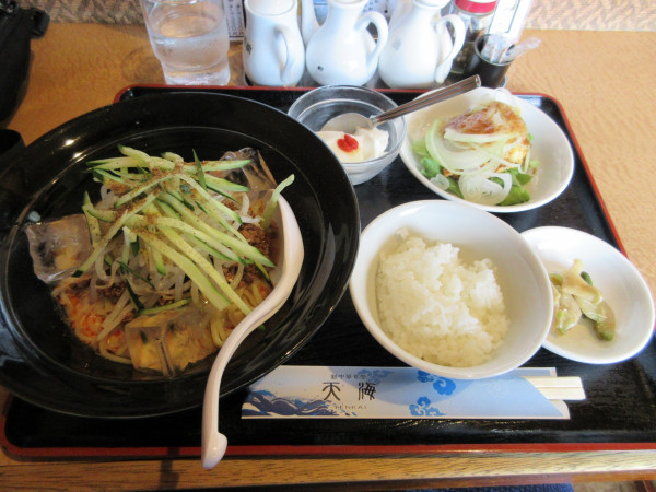 「白胡麻冷やし担々麺セット（１２６０円）」@新中華食堂 天海の写真