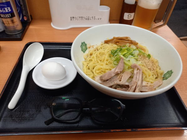 「汁なしラーメン大盛」@日高屋 蒲田南口店の写真