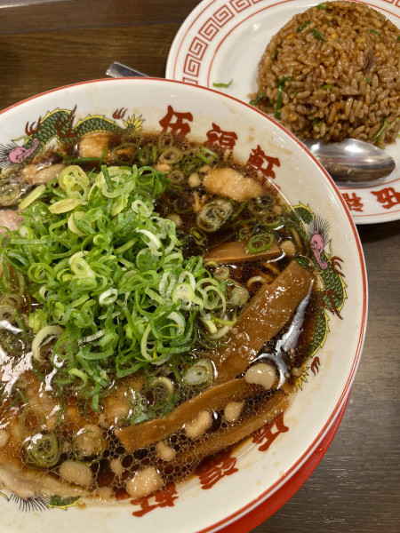 「黒ヤキメシ定食」@伍福軒 渋谷店の写真