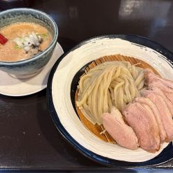 【限定】鴨白湯つけめん鴨肉増し