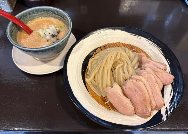 「【限定】鴨白湯つけめん鴨肉増し」@肉汁つけめん INABASTYLEの写真