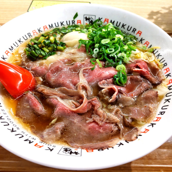 「【期間限定】紅白霜降りWAGYUラーメン（￥2,090）」@どうとんぼり神座 UMEDA FOOD HALL店の写真