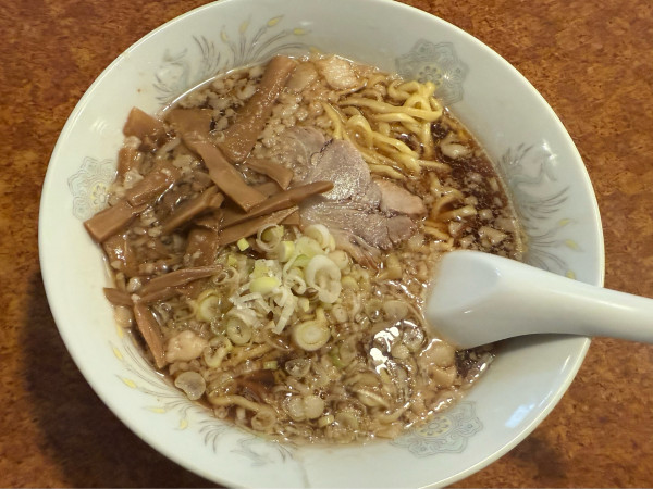 「こってりらーめん+チャーハン大盛り」@珍來総本店 八潮ドライブイン店の写真