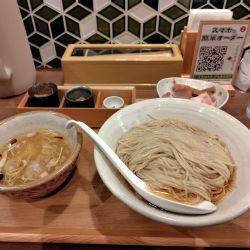 地鶏塩つけめん¥1350