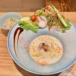 フレンチラーメン（1500円）＋フィニッシュライス（400円）