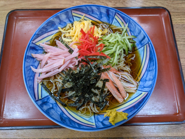 「冷し中華ソバ：1,000円」@きそば 小進庵の写真