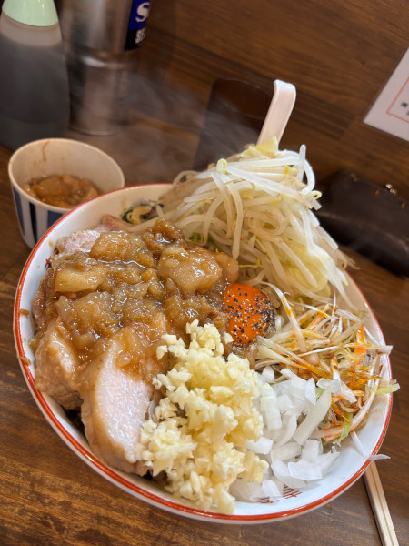 「汁なし」@男気らーめん アカギの写真