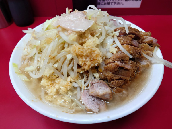 「大豚W   全マシ」@ラーメン二郎 京急川崎店の写真