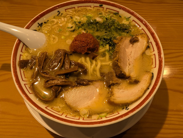 「山形辛味噌らーめん」@田中そば店 東京オペラシティ店の写真