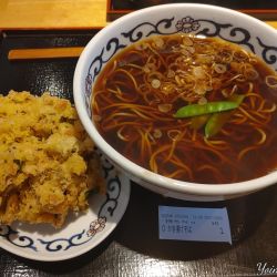 かき揚げそば（630円）