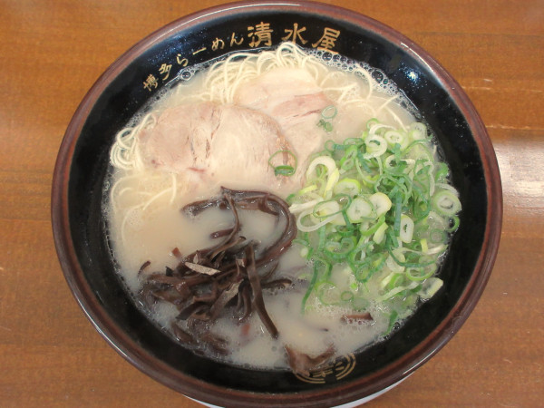 「博多ラーメン（740円）」@博多らーめん 清水屋 東武動物公園店の写真