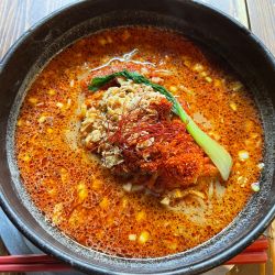 赤担々麺（あかたん）３辛　￥９８０